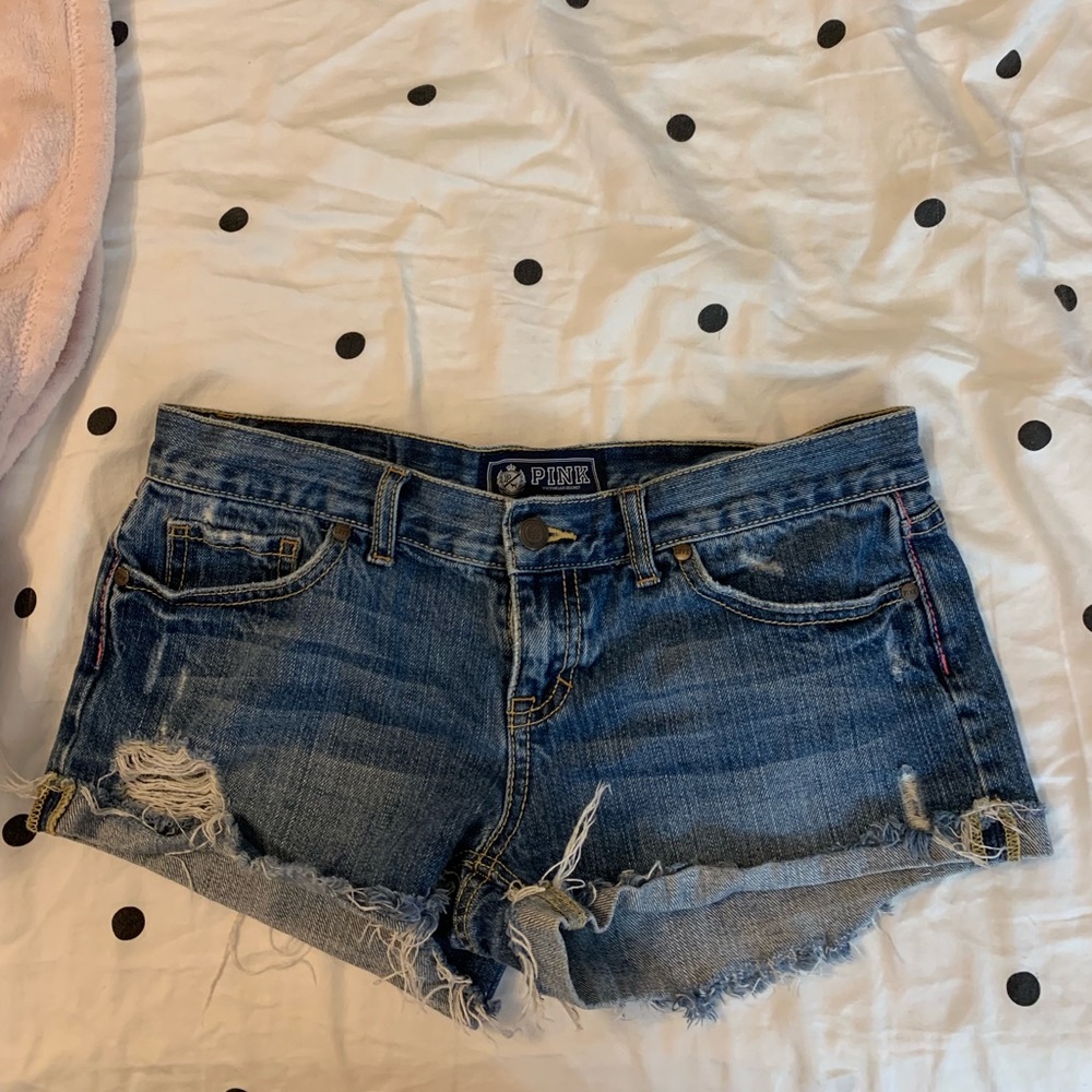 VS PINK denim shorts
